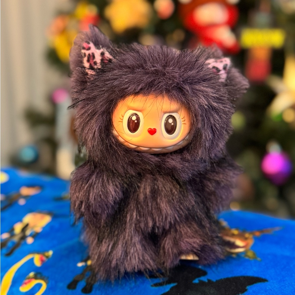 NEW Custom Labubu (purple kitty cat)